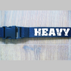 Heavy Metal textilná šnúrka na krk ( kľúče ) materiál 100% polyester